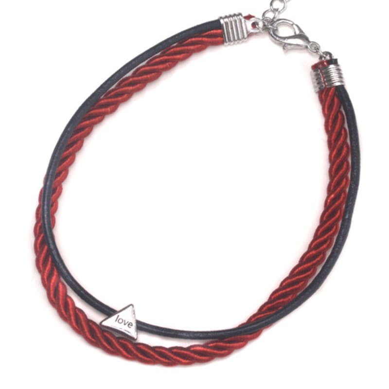 

glammuse anklet series NO.6 red