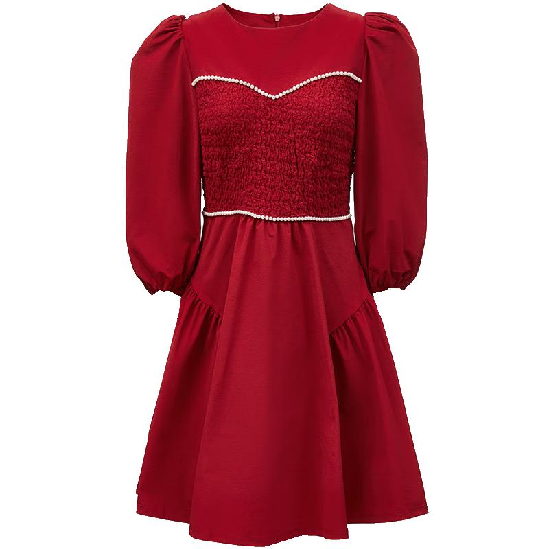 

VEROMODA Square Neck Puff Sleeve Mini Dress M