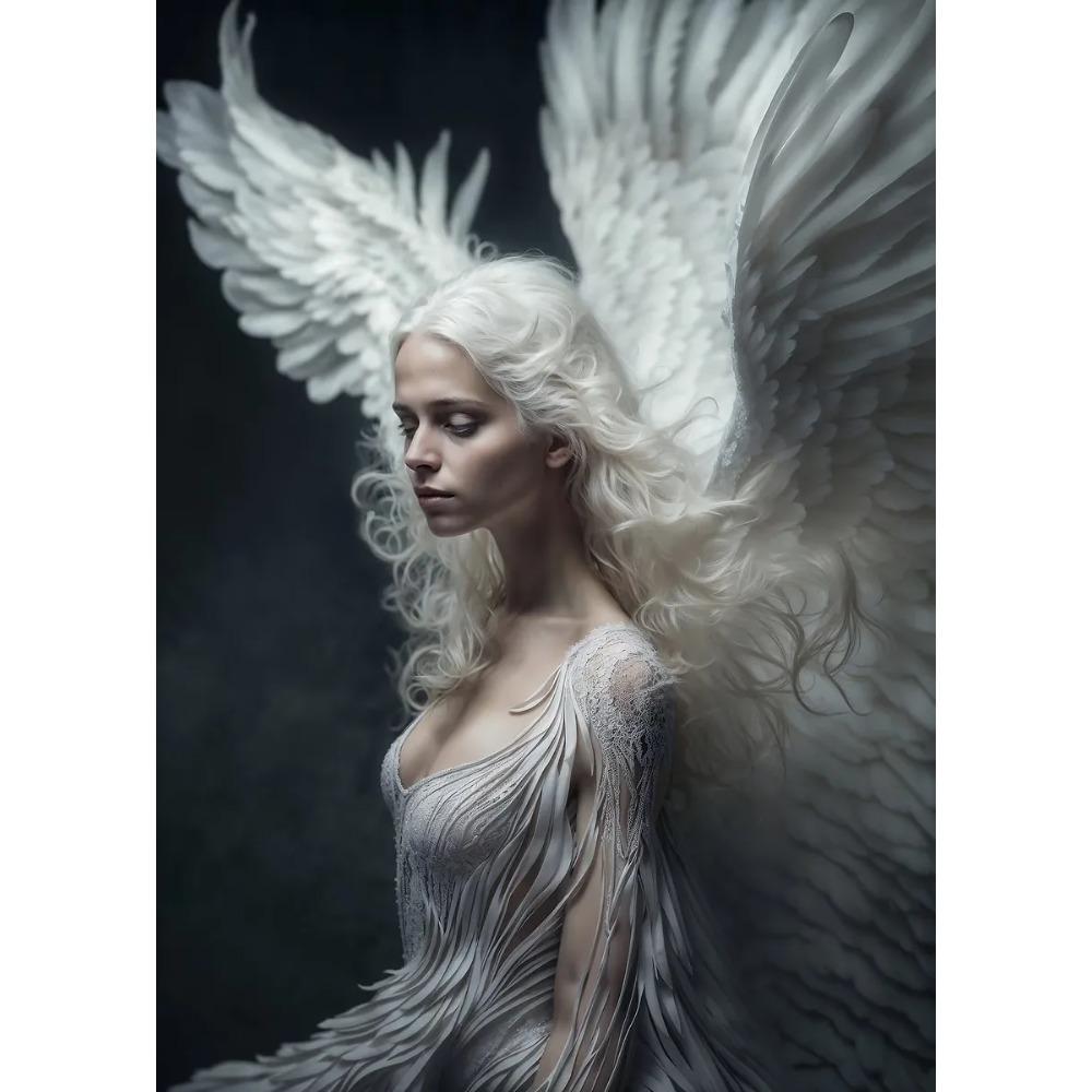 Beautiful Guardian Angel Poster Vintage Timeless Angelic Spiritual Prints Canvas Painting Girly Wall Art Picture Home Room Decor