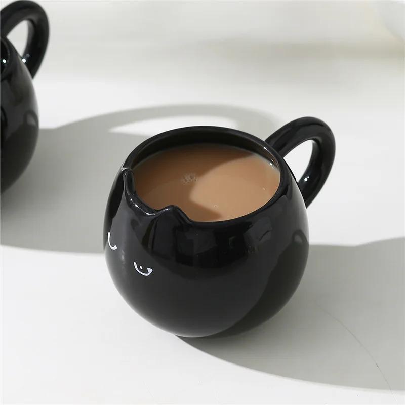 1PC Cat Shaped Ceramic Cup, Creative Mug, 380ml/13oz Coffee and Drinking Cup