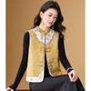 Meilan Ni New Chinese Style Padded Jacquard Vest
