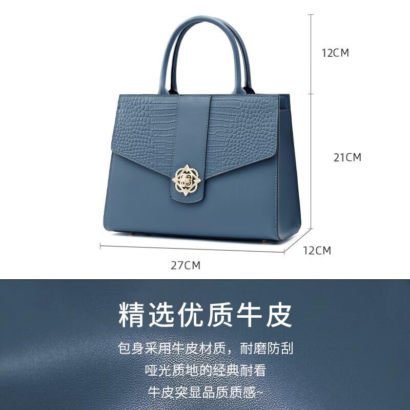 Bags Women's bags 2025 Portable mother bags Middle-aged and elderly commuter leisure shoulder bags Fashion versatile messenger bags Cowhide