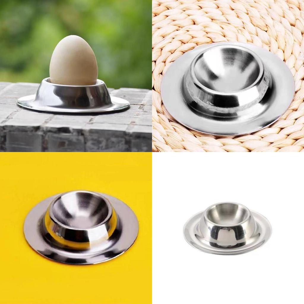 Stainless Steel Egg Holder And Sauce Dish For Kitchen Use