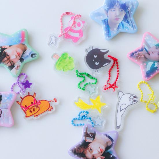 Vorbestellung NCT WISH Die 1. Fotoausstellung ONE SUMMER WISH Zufälliger Acryl-Schlüsselanhänger