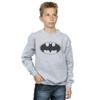 DC Comics Einfarbiges Batman-Logo-Sweatshirt für Jungen