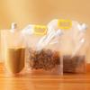 10Pcs Grain Storage Bag, Kitchen Suction Nozzle Bag Sealed Sub-bag Household Visual Transparent Food Sealed Bag