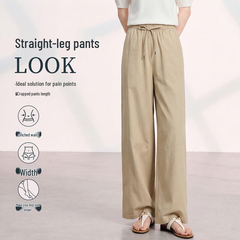 FivePlus High-Waist Draped Casual Pants L