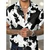 Outdoor Streetwear Herrenmode Hemden Modische Muster Bedruckte Herrenhemden Lässiges Tägliches Herren- und Damenhemd