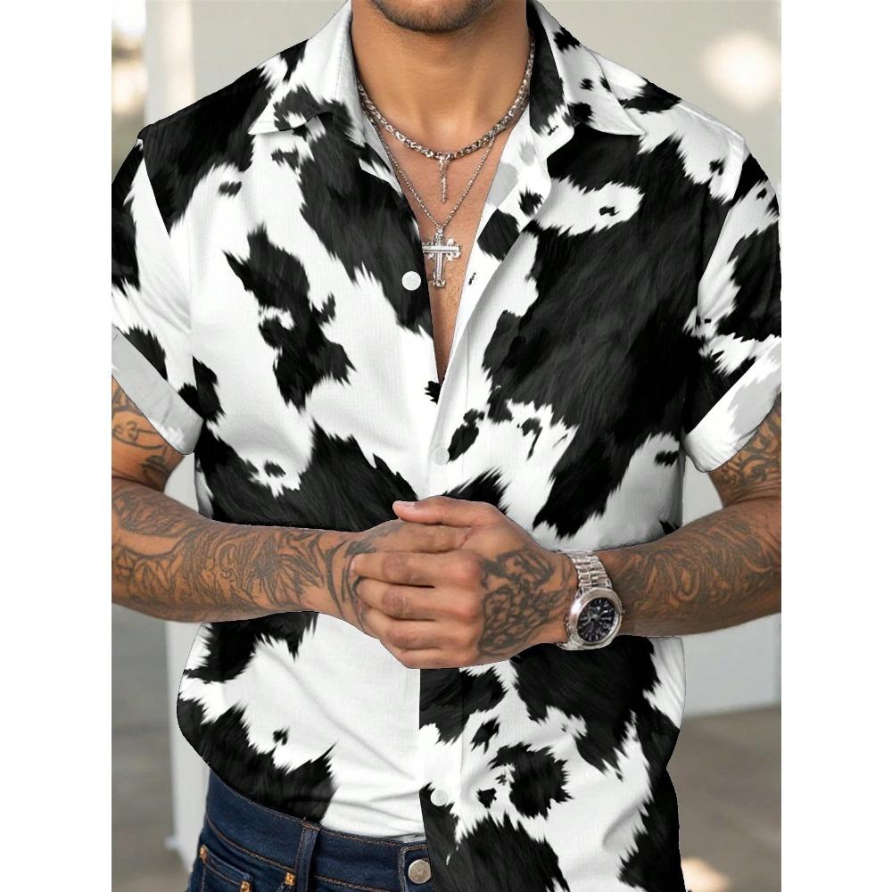 Outdoor Streetwear Men s Fashion Shirts Fashion Patterns Printed Men s Shirts Casual Daily Men s and Women s Shirt S