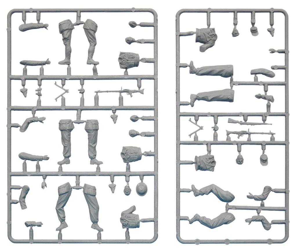 Miniart 1/35 Scale German Armored Car Crew Figure Set (5 Figures) MA35072 Plastic Model