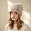 Women's Y2K Warm Autumn Winter Wool Hat Fashion Vintage Rabbit Fur Hat for Students Daily Commuting Use