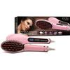 50W Infrared Ceramic Straightening Brush - Italian Design - Pink - Women