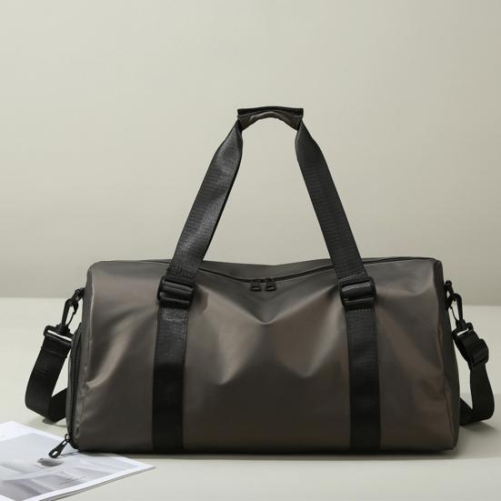 Unisex Duffle Bag Waterproof Gym Tote with Shoe Compartment Wet Pocket Carry on Weekender Duffel for Men Women Sports Travel Fitness