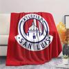 Club Atlético San Luis  Print Flannel Blanket, High quality Comfortable for All Seasons, Home Decor, Warmth and Comfort