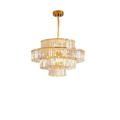 Palazzo - auksinis krištolinis sietynas 60 cm 10xE14