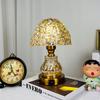 European Luxury Crystal Table Lamp Warm Home Bedroom Living Room Decorative Night Light Romantic Bedside Atmosphere Lamp
