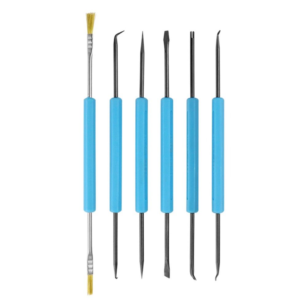 Blue Color Desoldering Aid Tool Black Oxide Carbon Steel Circuit Boards Tool Ergonomic Design Durable Material Welding Kit