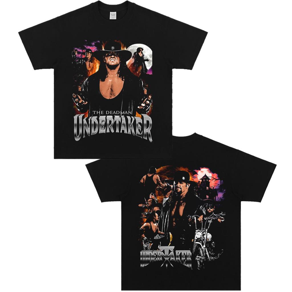 The Undertaker Undertaker Fighting Wrestler American Vintage Street Wear Short Sleeve Men's T-Shirt