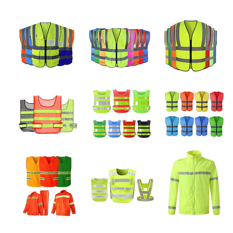 High-Visibility Reflective Vest for Sanitation and Construction Sites