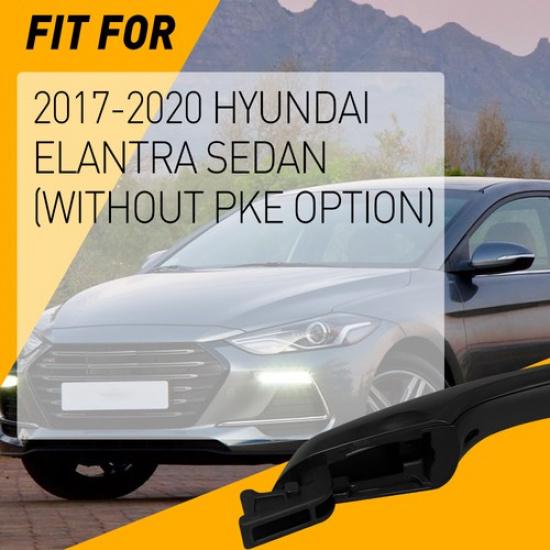 Front Rear Side LH RH Outside Door Handle For 2017- Hyundai Elantra Sedan
