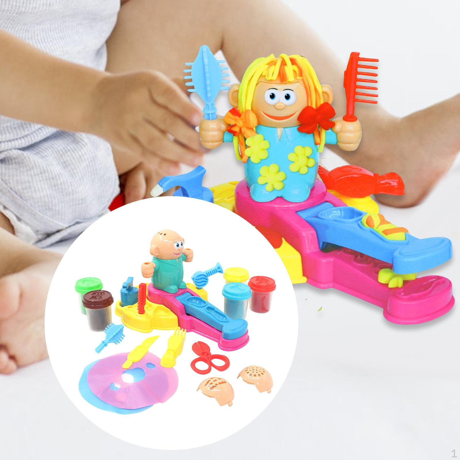 

Цветной Тесто Стрижка Игровой Набор Милые Интерактивные Ролевые Игрушки для Детей Мальчиков Подарок Large