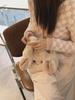 Winter 2025 Cute Cartoon Rabbit Plush Crossbody Handbag for Women and Girls