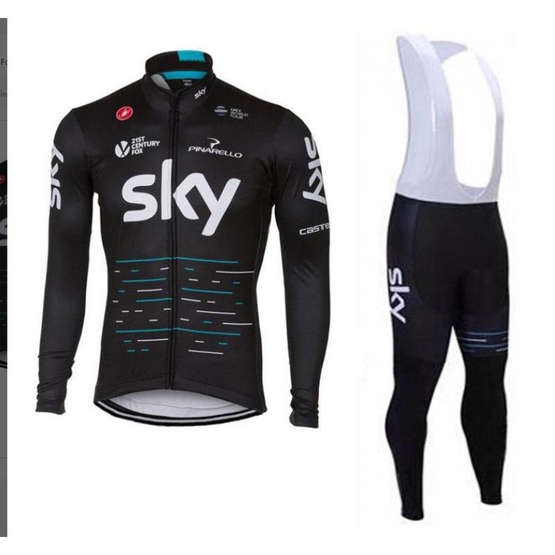 2026 Cycling Suit Long Sleeve Strap Set Mountain Self Road Suit