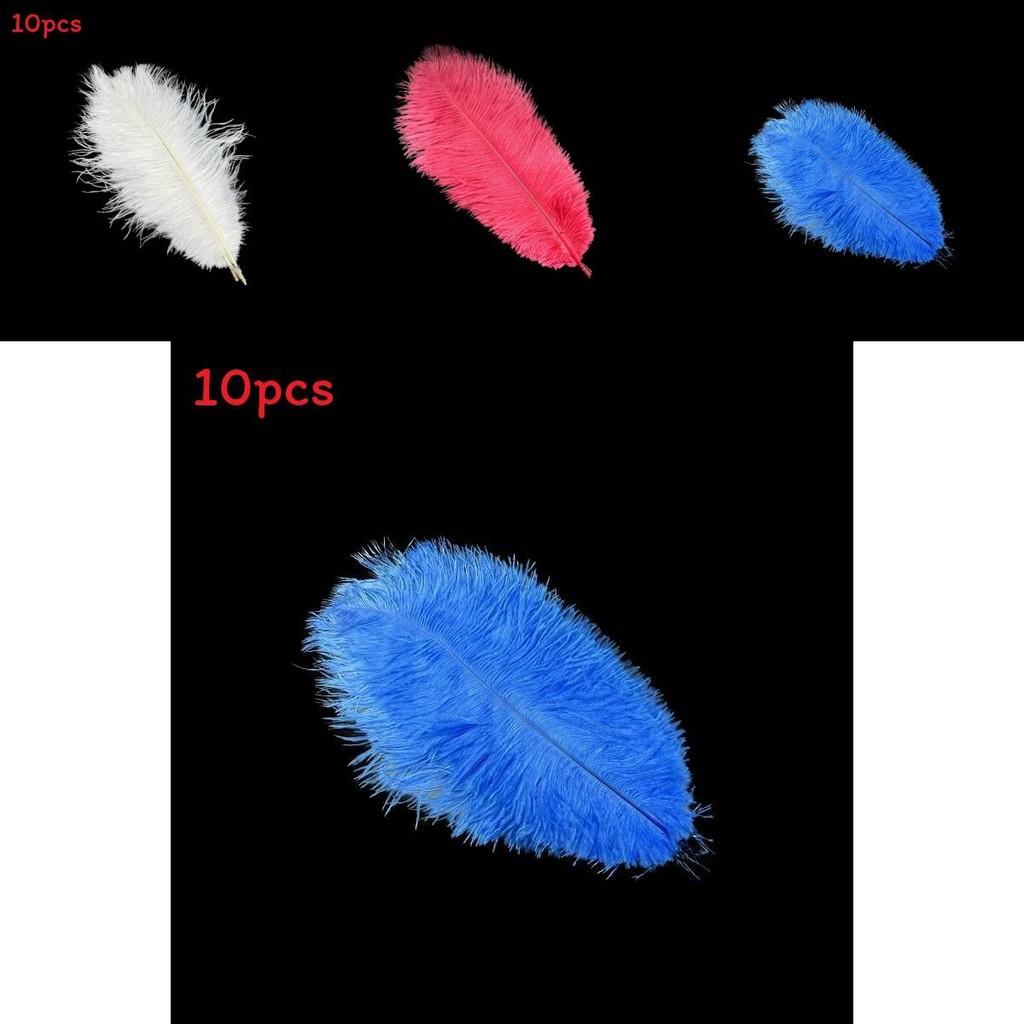 Beautifully Crafted 12-14 Inch Natural Ostrich Feathers For Luxurious Table Displays