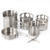 Windproof Stove Pot Set For Easy Operation And Durability High Temperature Resistant Stainless Steel