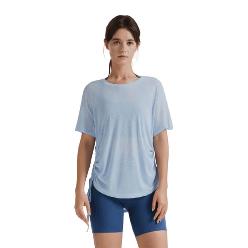gigt Women s Breathable Short Sleeve Yoga Fitness Top S