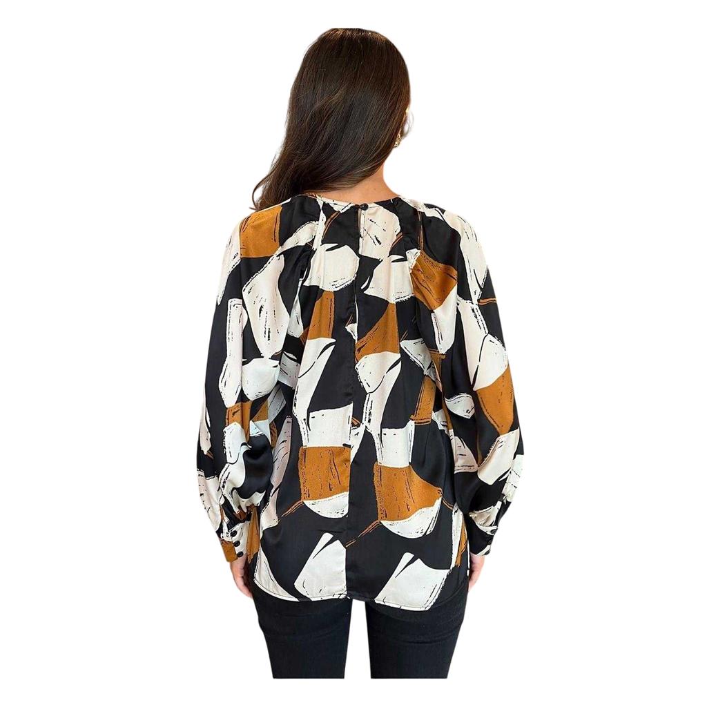 AX Paris Womens/Ladies Geometric Polyester Blouse