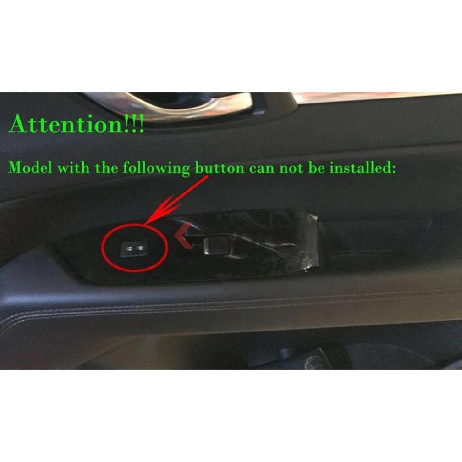 For Mazda CX-5 CX5 2017-2024 & CX8 CX-8 2017-2025 Door Armrest Panel Window Lift Button Cover Trim Sticker Car Accessories