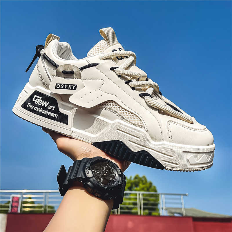 Perforated Thick-heeled Summer Shoes Man Basketball Loafers For Men Sneakers 50 Size Sports Sapa Shoos Exerciser Athletics