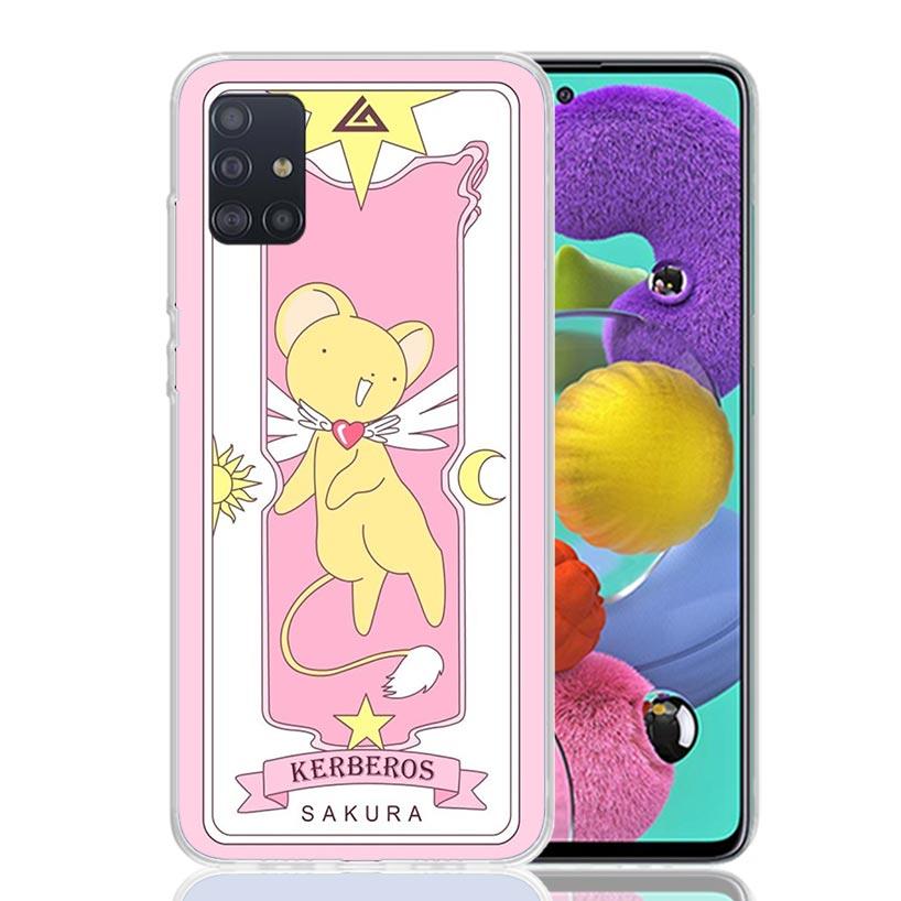

Cardcaptor Sakura Cute Magical Girl Phone Case for Samsung Galaxy A52 A51 A50S A12 A22 A32 A72 A10S A30S A31 A71 Note 20 Ultra 1 Samsung A51 4G