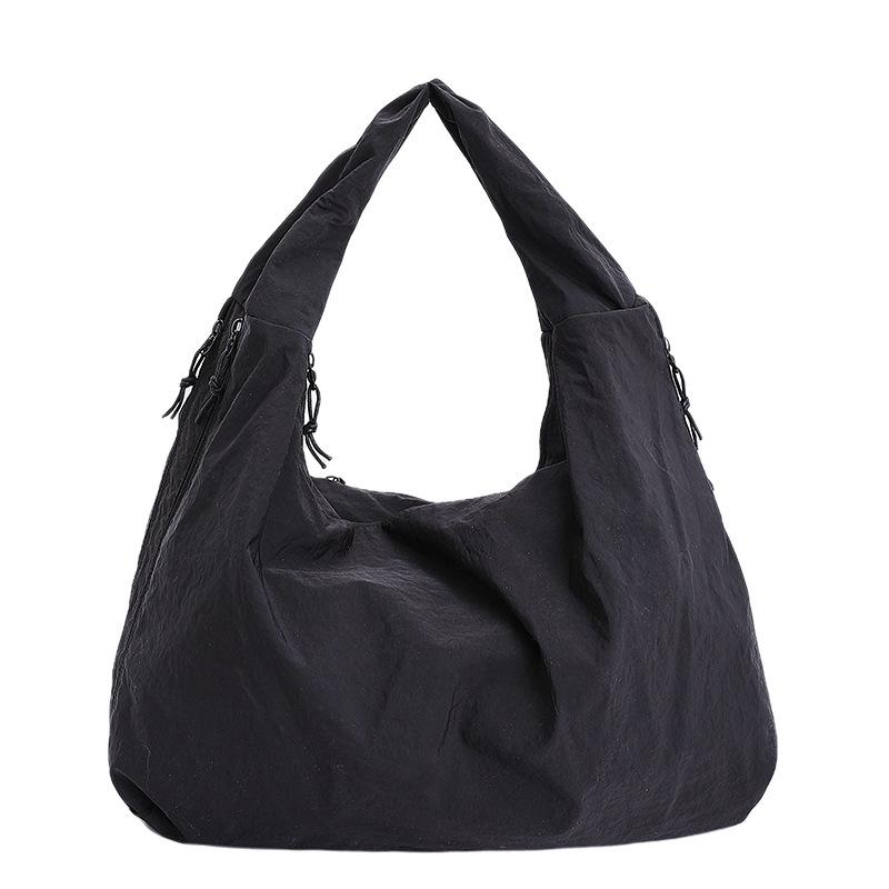 Autumn and winter versatile commuter shoulder bag women's large-capacity lazy style casual canvas tote bag new armpit bag
