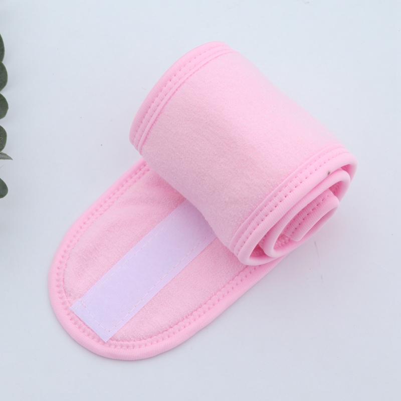 Women Head Band Adjustable Facial Yoga Headband Bath Makeup Hair Band for Face Washing Soft Toweling Hair Make Up Accessorie