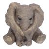 Resin Elephant Statue Crafts Cute Elephant Ornament Home Decoration for Living Room Bedroom