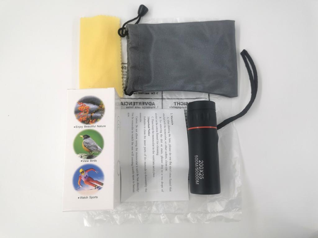 Outdoor Camping Hiking Monocular High Magnification HD Night Vision Mini Portable Binoculars