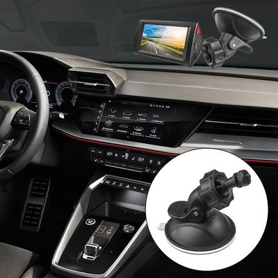 Halterung Dashcam-Halterung Saugnapf 180 Grad verstellbarer Knopf Auto-Befestigungshalterung Schnellverschluss drehbarer Halter DVR