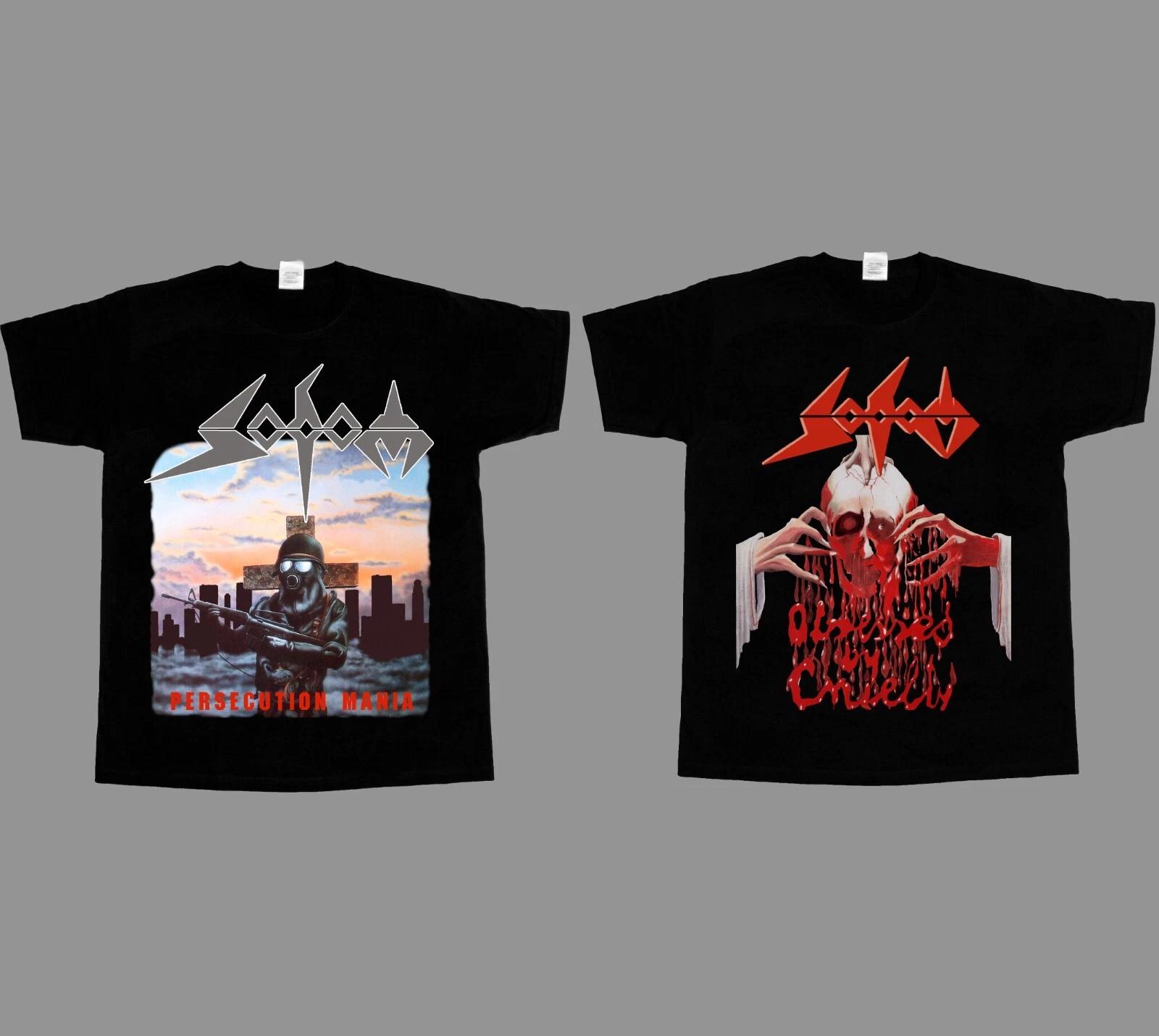 SODOM PERSECUTION OBSESSED CRUELTY черная ФУТБОЛКА 345XL 4XL