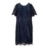 [Grace Continental] Party Dress Cord Lace Tight Dress Women's