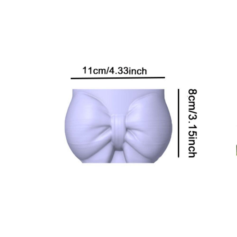 Soft Bow Candle Mold Silicone Aromatherapy Mold Decorative Vase Mold  Gift Making