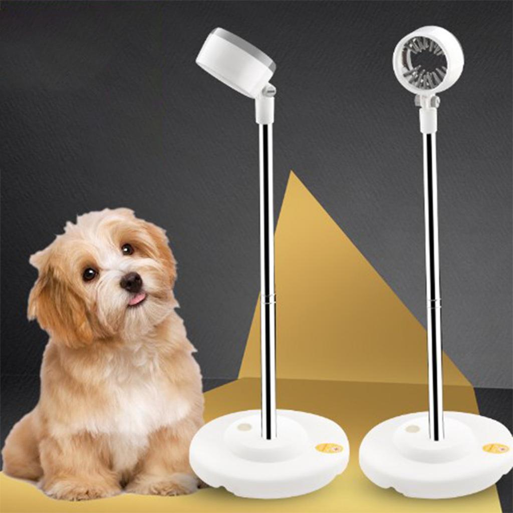 Hair Dryer Stand Rotatable Adjustable Height Angle Soft Toothed Mouth Blow Dryer Floor Stand for