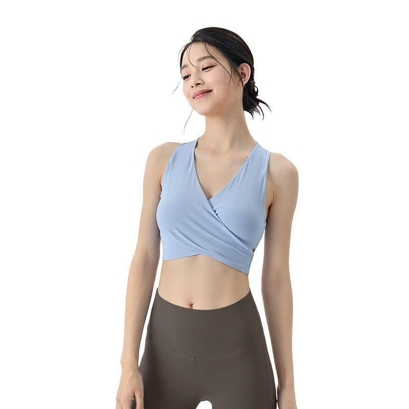 Foreign Trade Integrated Sports Vest Women Outer Wear Versatile Sexy Beauty Back Sling Vest Pilates Breathable Yoga Clothes