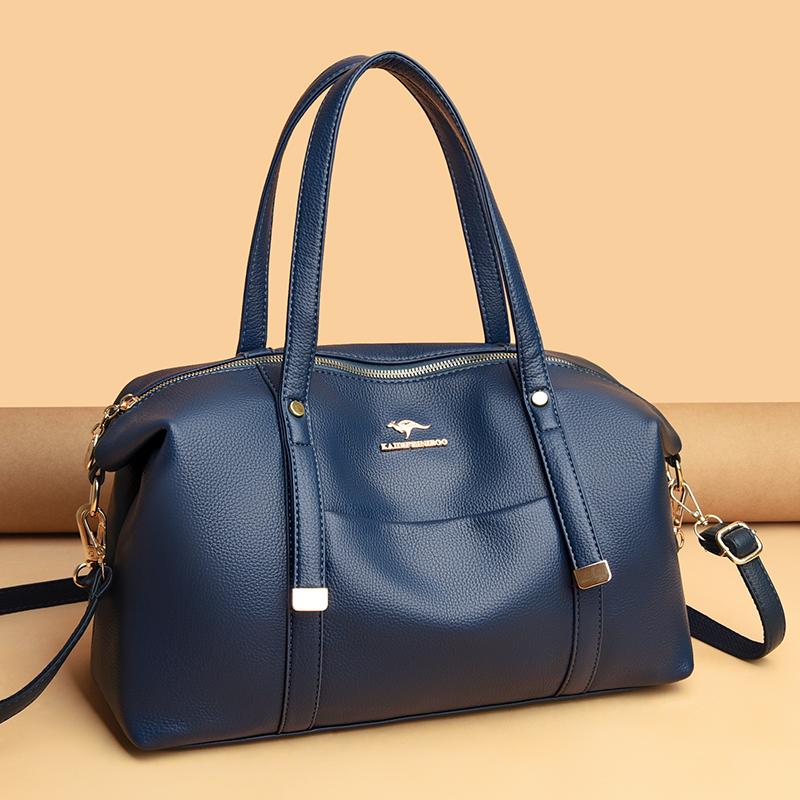 Genți de umăr din piele moale pentru femei adevărate, de lux, de înaltă calitate, pentru femei