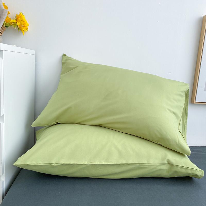 Japanese Style Solid Color Pillowcase - Single or Pair Pack, 48*74 cm