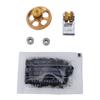 Extruder Gear Assembly Fit for Bambu Lab X1C P1P P1S 3D Printer Parts Brass and DLC Coated Hardened Steel Kit Gold