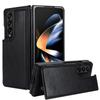 Applicable To The New Samsung Fold4 Mobile Phone Case Fold5 Double Buckle Card Mobile Phone Leather Case Fold3 Folding Protective Case