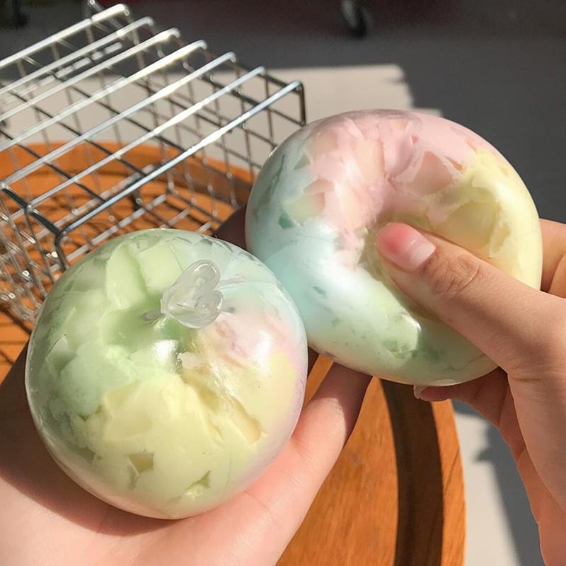 Squishy Stress Balls Soft Slow Rebound Quiet Sensory Toy Relaxation Hand Play Ball Soothing Relieving Stress Adults Teens