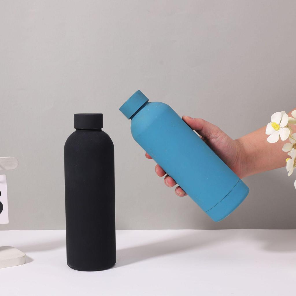 304 Stainless Steel Sports Thermos Bottle - Large Capacity, Portable, Outdoor